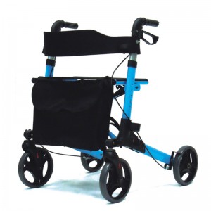 πολυλειτουργική μεταφορική καρέκλα μετακίνησης walker κινητικά βοηθήματα για περπάτημα για μεγάλα υπαίθρια και εσωτερικά πόδια